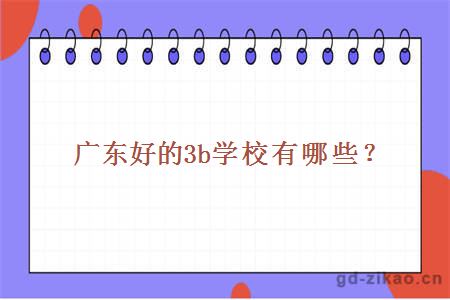 好的3b学校