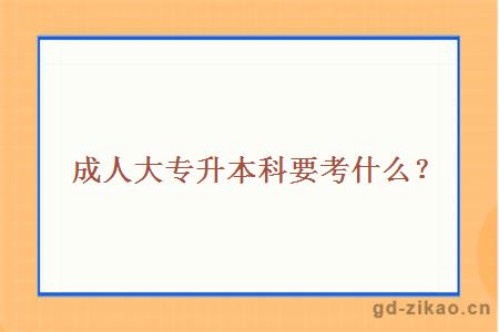 专升本