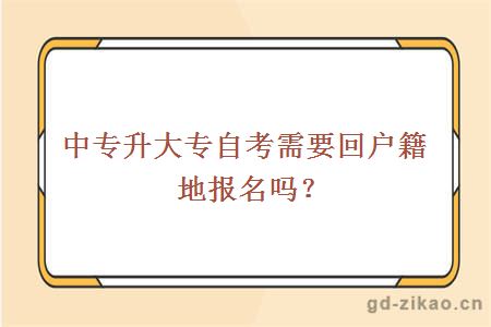 自考报名