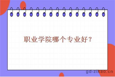 职业学院哪个专业好？